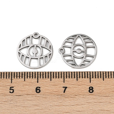 201 Stainless Steel Pendants STAS-U052-02C-P-1