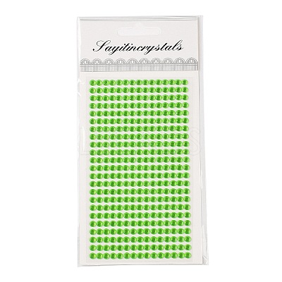 Self Adhesive Acrylic Rhinestone Stickers STIC-PW0012-01C-1