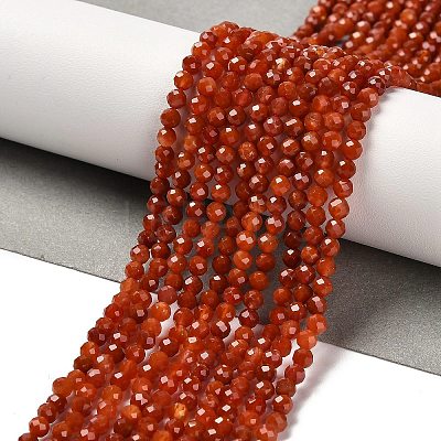 Natural South Red Agate Beads Strands G-Z074-A02-01A-1