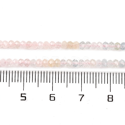 Natural Morganite Beads Strands G-F770-D04-02-1