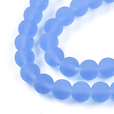 Transparent Glass Beads Strands GLAA-T032-T6mm-MD04-1