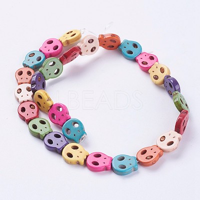 Synthetic Turquoise Beads Strands G-E456-03B-1