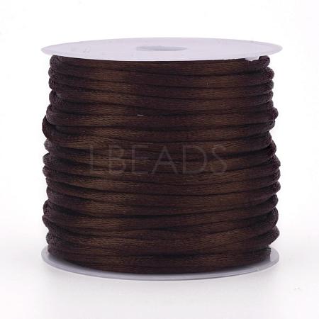 Nylon Satin Rattail Cords NWIR-L006-1mm-03-1