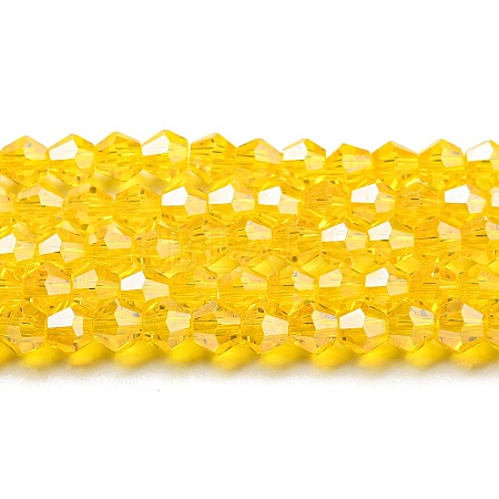 Transparent Electroplate Glass Beads Strands LS-GLAA-F029-2mm-C22-1