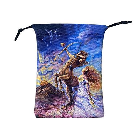 Constellation Theme Printed Velvet Packing Pouches PW-WG18307-07-1
