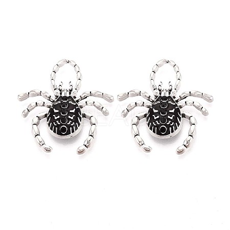 Alloy Rhinestone Enamel Pendants PALLOY-R151-67AS-01-1