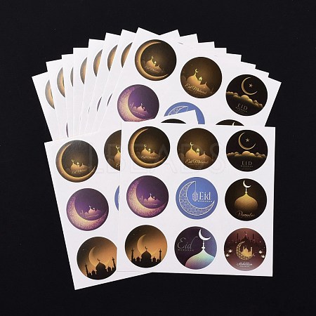 Lesser Bairam Theme Paper Stickers DIY-L063-A14-1