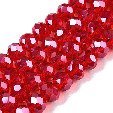Electroplate Glass Beads Strands LS-EGLA-A044-T6mm-A01-1