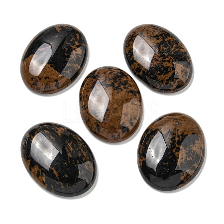 Natural Mahogany Obsidian Cabochons G-C115-01B-34-1