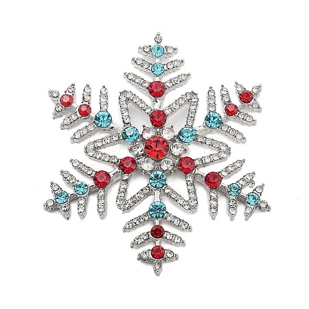 Christmas Alloy Rhinestone Cabochons FIND-U016-03P-01-1