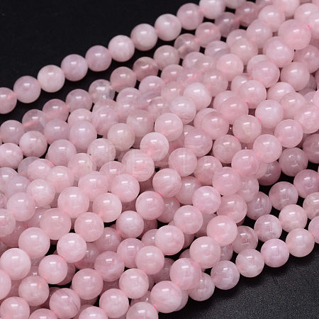 Natural Madagascar Rose Quartz  Beads Strands X-G-F641-01-B-1