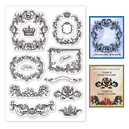 Custom PVC Plastic Clear Stamps DIY-WH0448-0541-1