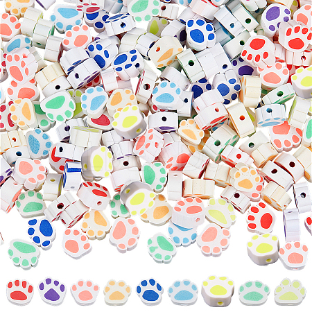 270Pcs 9 Style Handmade Polymer Clay Beads CLAY-SC0002-32-1