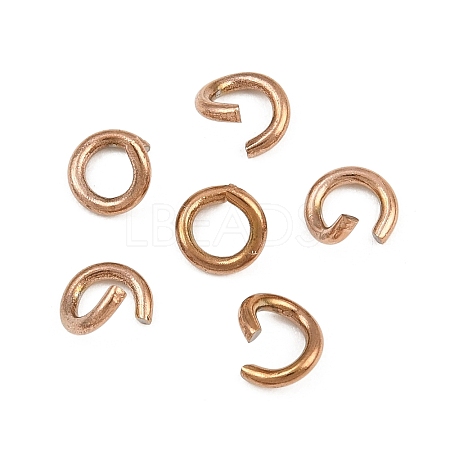 304 Stainless Steel Open Jump Rings STAS-M235-02H-RG-1