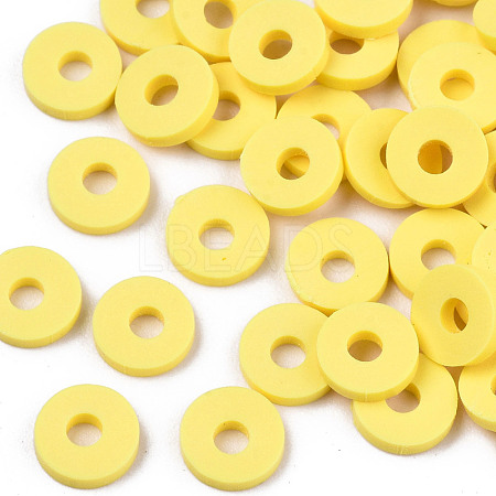 Handmade Polymer Clay Beads X-CLAY-Q251-6.0mm-109-1