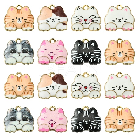 14Pcs 7 Colors Alloy Pendants FIND-FS0003-01-1