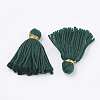 Polycotton(Polyester Cotton) Tassel Pendant Decorations FIND-S279-01-2