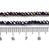 Baking Electroplate Glass Beads Strands DGLA-A039-J4mm-B20-4