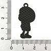 Halloween Alloy Enamel Pendants ENAM-M220-02K-B-3