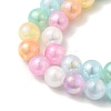 Plating Natural Selenite Beads Strands G-G120-A01-02-06-3
