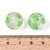 Transparent Frosted Acrylic Beads FACR-T008-03A-3