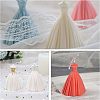 Wedding Dress Food Grade Silicone Molds Kits DIY-OC0003-20-7
