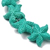 Synthetic Coral Dyed Carved Beads Strands CORA-K009-06C-06-2
