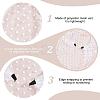 Polyester Mesh Veil Hair Bands OHAR-WH0021-63A-4