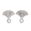 Non-Tarnish 304 Stainless Steel Studs Earring Findings EJEW-H013-15P-1