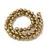 Electroplated Synthetic Non-magnetic Hematite Beads Strands G-I364-L01-03-2