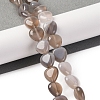 Natural Grey Agate Beads Strands G-I372-A18-01-2