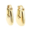 Brass Chunky Rectangle Hoop Earrings for Women EJEW-A072-18LG-2