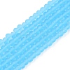 Transparent Glass Beads Strands EGLA-A044-T2mm-MD08-1