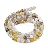 Natural Botswana Agate Beads Strands G-H042-A07-02-3