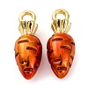 Alloy Enamel Pendants PALLOY-S032-01A-07-1
