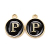Golden Plated Alloy Charms ENAM-S118-02P-1