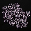 5Pcs Transparent Glass Beads GLAA-PW0001-25R-1