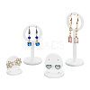 AHADERMAKER 2 Sets 2 Styles Acrylic Earring Display Stand Sets EDIS-GA0001-05B-1