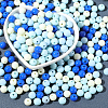 Opaque Acrylic Beads SACR-PA0001-04B-04-7