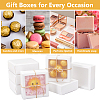 Cardboard Drawer Gift Storage Boxes with Clear Cover CON-WH0092-72A-01-6
