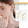 SUPERFINDINGS 30Pcs Iron Stud Earring Findings IFIN-FH0001-67-6
