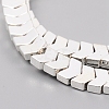 Electroplated Non-magnetic Synthetic Hematite Beads Strands G-F682-04B-S-3