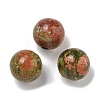 Natural Unakite Beads X-G-G147-01J-1