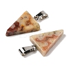 Natural Crazy Agate Pendants G-B127-04P-14-3