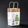 Christmas Theme Kraft Paper Gift Bags CARB-L009-A10-1