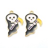 Alloy Enamel Pendants ENAM-M044-13LG-1