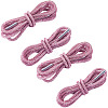 4Pcs Rhinestone Round Cord Shoelace FIND-TA0010-44P-03-2