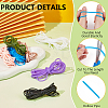 10Pcs 10 Colors Hollow Pipe PVC Tubular Synthetic Rubber Cord DIY-BC00002-4