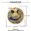 304 Stainless Steel Enamel Pendants STAS-OY017-18G-2