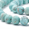 Natural Howlite Beads Strands X-G-T106-183-1-2